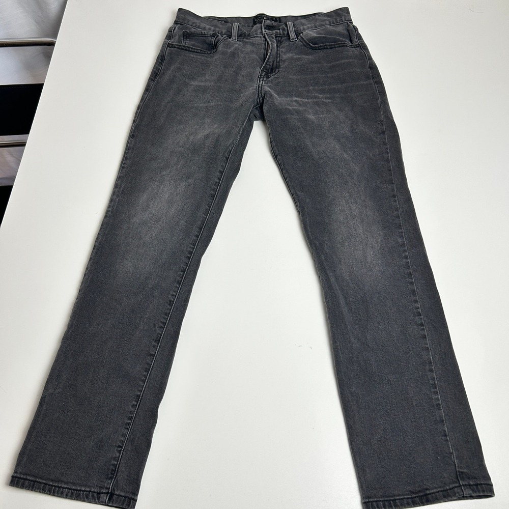 Lucky Brand 221 Straight Leg Jeans Mens 30x30 Gray Charcoal Denim Pants